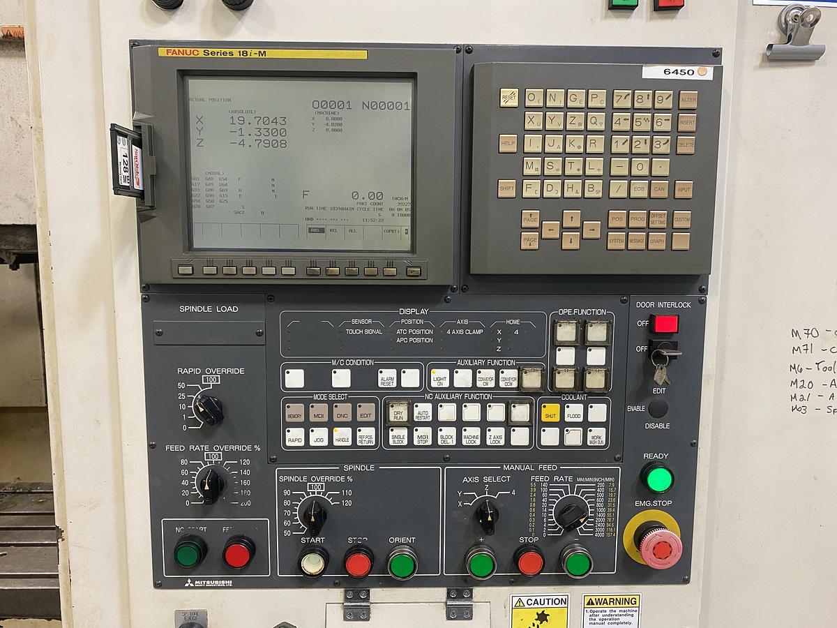 Used 1999 Mitsubishi MV5CN Turning Center