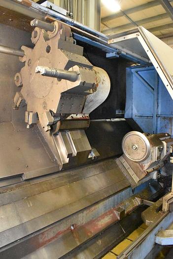 Used MAZAK SLANT TURN 50N CNC DUAL CHUCK TURNING CENTER