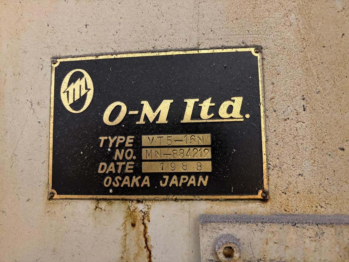 Used OM VT5-16N VERTICAL TURNING LATHE
