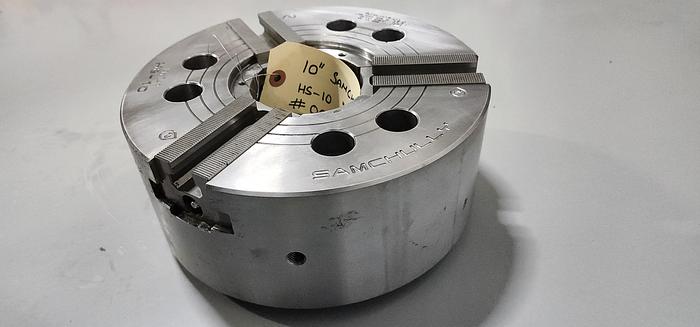 Used 10 INCH SAMCHULLY HYDRAULIC CHUCK