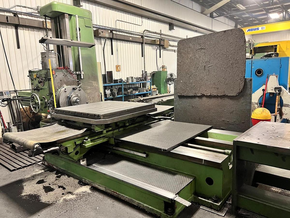 Used TOS W-100A Horizontal Boring Mill