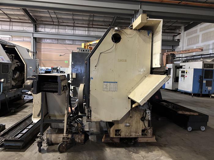 Used MAZAK SLANT TURN 50 CNC DUAL CHUCK TURNING CENTER