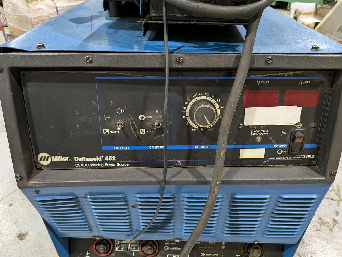 Used MILLER DELTAWELD 452 CV/DC WELDING POWER SOURCE