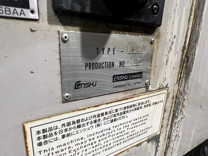 Used Enshu EV-450 Vertical Machining Center
