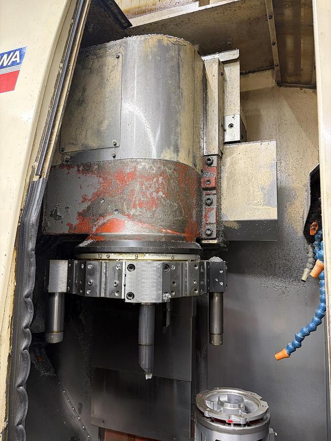 Used OKUMA & HOWA 2SP-V35 CNC TWIN-SPINDLE VERTICAL TURNING CENTER