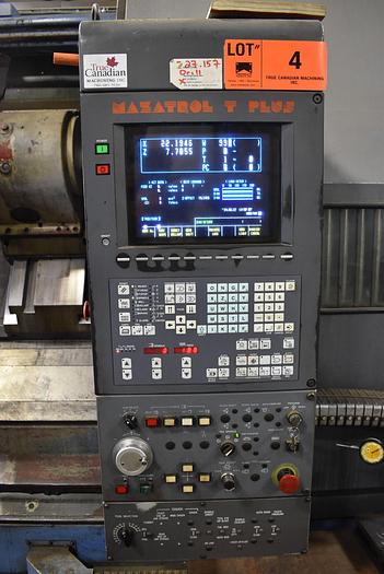 Used MAZAK SLANT TURN 50N CNC DUAL CHUCK TURNING CENTER