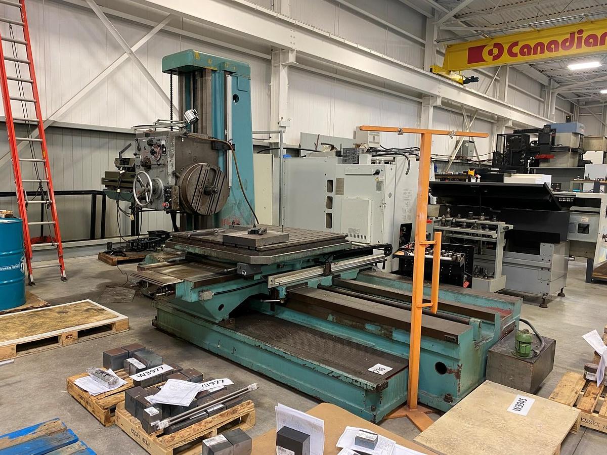 Used TOS W-100A Horizontal Boring Mill