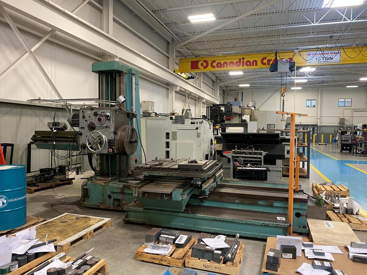 Used TOS W-100A Horizontal Boring Mill