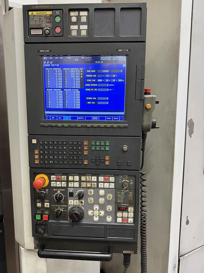 Used MORI SEIKI NMV5000 DCG 5-AXIS VERTICAL MACHINING CENTER