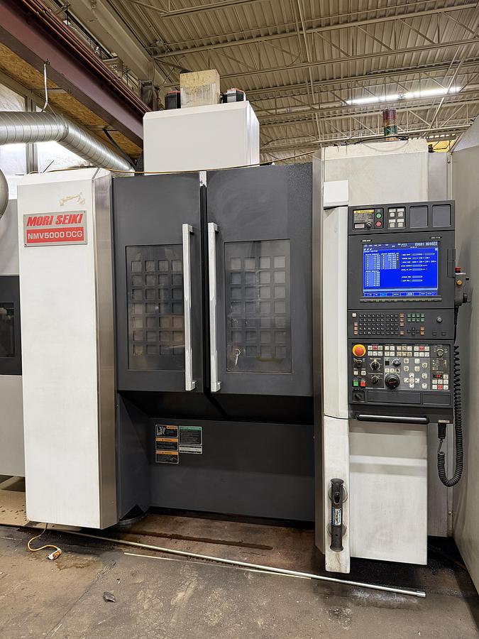 Used MORI SEIKI NMV5000 DCG 5-AXIS VERTICAL MACHINING CENTER
