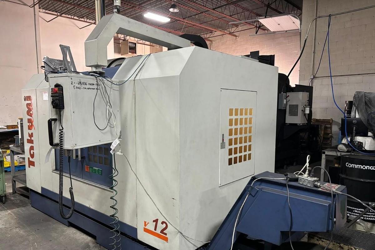 Used TAKUMI V12 CNC VERTICAL MILL