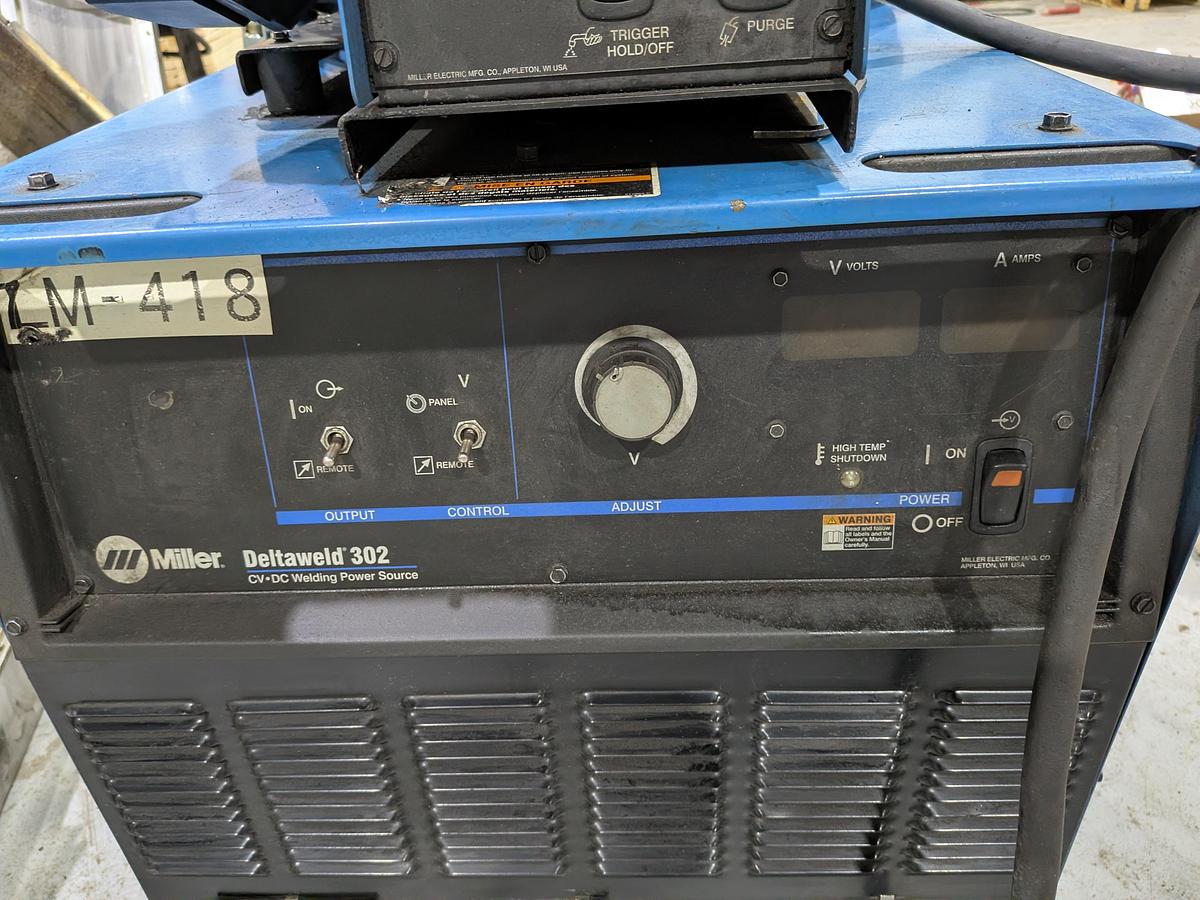 Used MILLER DELTAWELD 302 CV/DC WELDING POWER SOURCE M