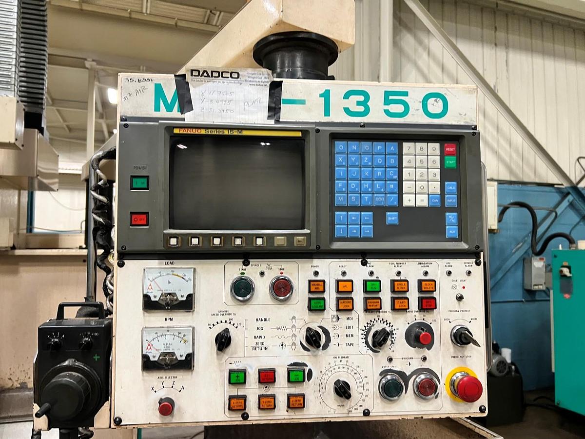 Used DAH LIH DL-MCV1350 CNC VERTICAL MACHINING CENTER