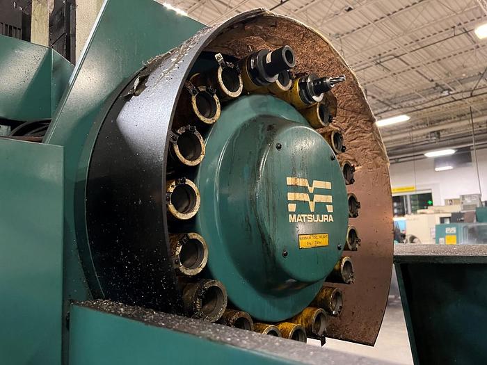 Used Matsuura MC_600V With Round ATC Vertical Machining Center 