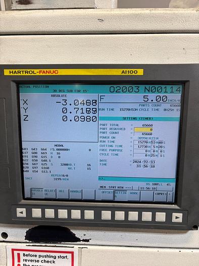 Used Hartford HCMC- 1682 Vertical Machining Center