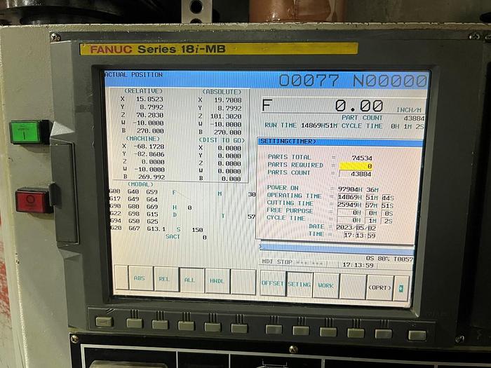 Used Awea BL-4024S Boring Mill 