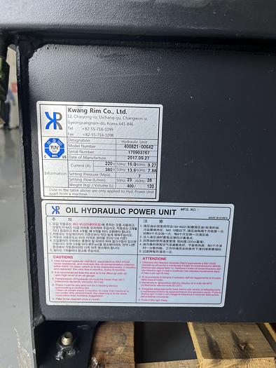 Used HYDRAULIC UNIT (400821-00642)