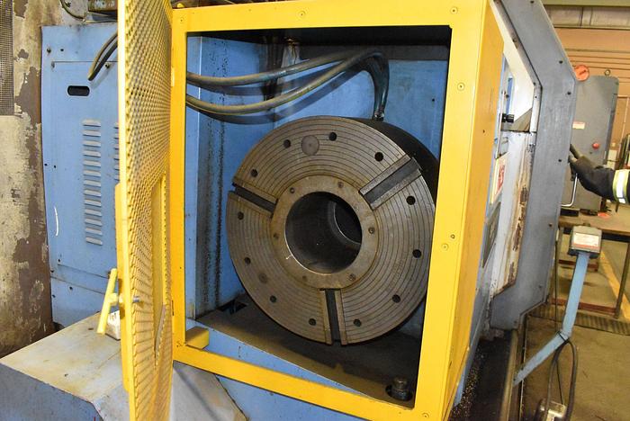 Used MAZAK SLANT TURN 50N CNC DUAL CHUCK TURNING CENTER