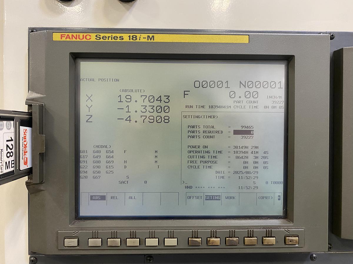 Used 1999 Mitsubishi MV5CN Turning Center