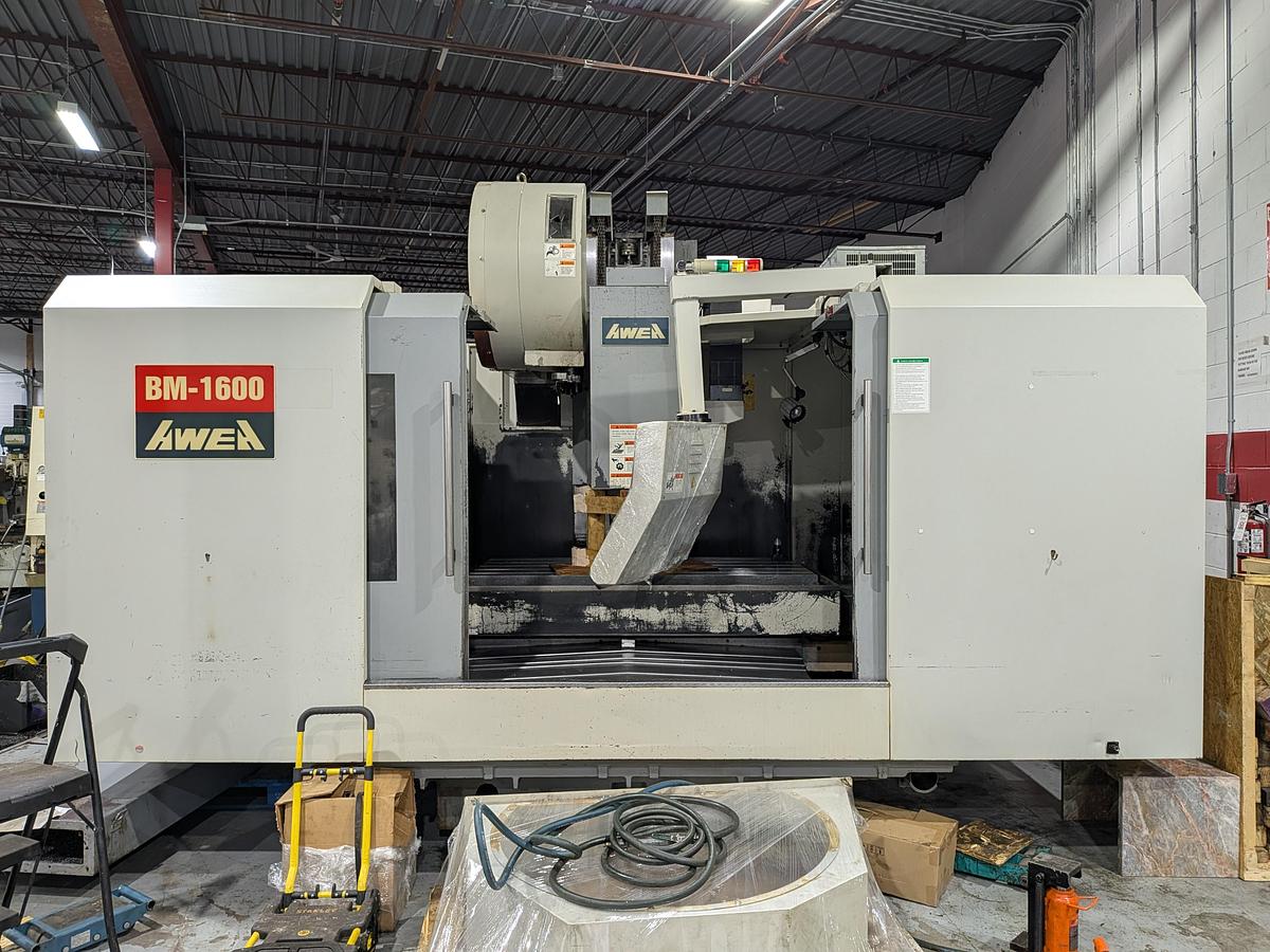 Used 2005 Awea BM-1600 Vertical Machining Center