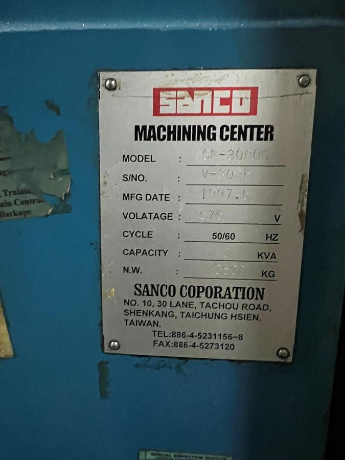 Used 1997 Sanco V-3025