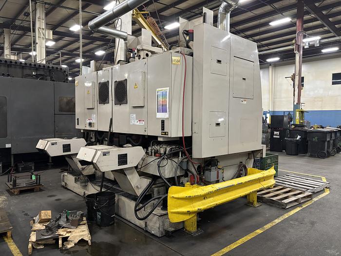 Used Okuma & Howa Model 2SP-V55 Twin Spindle CNC Vertical Turning Lathe