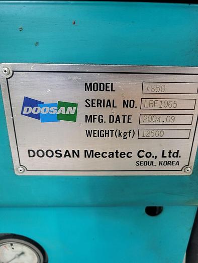 Used Doosan V850 Vertical Turning Lathe