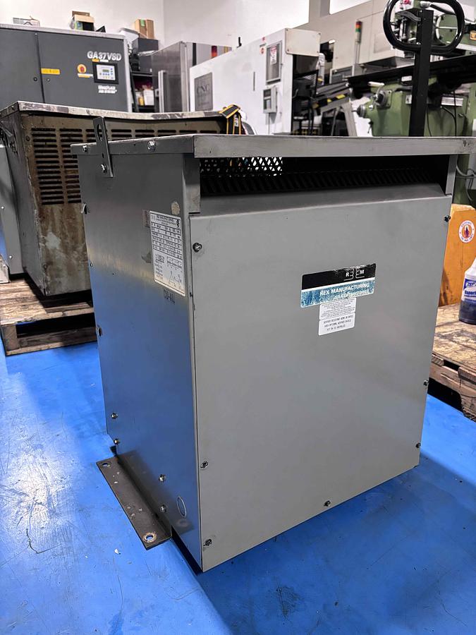 Used REX TRANSFORMER 45KVA (600V- 208/120V)