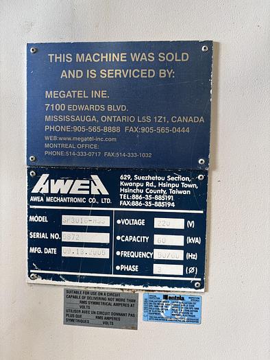 Used 2005 Awea SP-3016