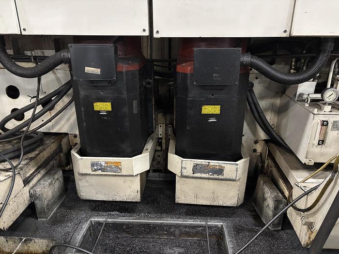 Used Okuma & Howa Model 2SP-V55 Twin Spindle CNC Vertical Turning Lathe