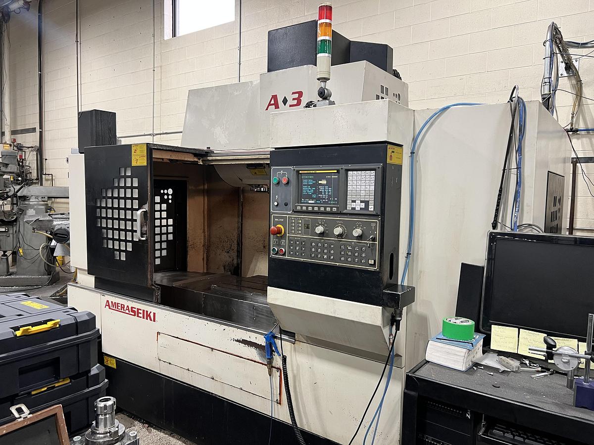 Used AMERA-SEIKI A-3 CNC VERTICAL MACHINING CENTER