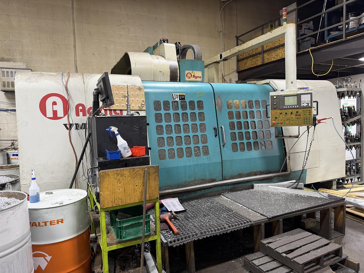 Used AGMA VMC-199 CNC VERTICAL MACHINING CENTER