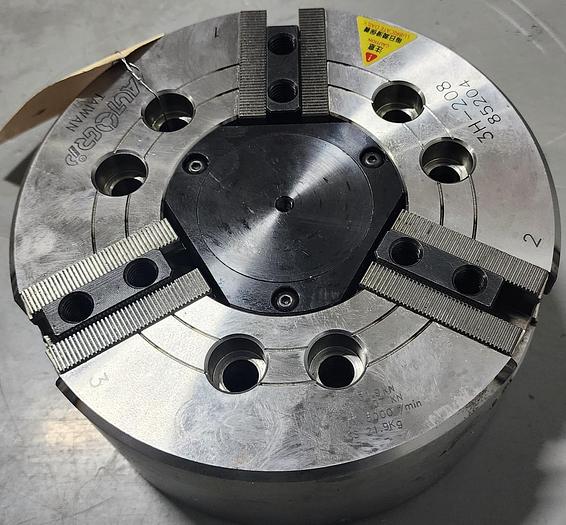 Used 8 INCH AUTOGRIP HYDRAULIC CHUCK