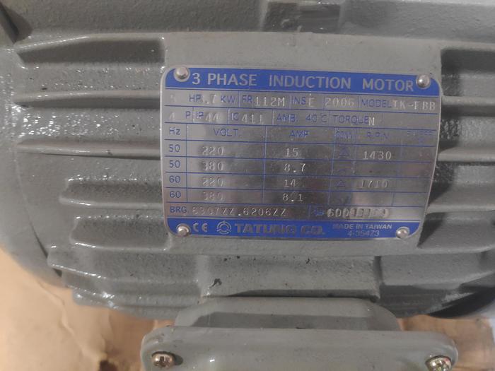 Used 2021 TATUNG CO HT0304NS-B Motor and Pump