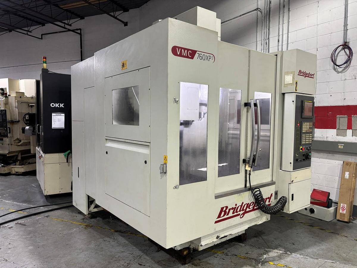 Used BRIDGEPORT XP3-760 VERTICAL MACHINING CENTER