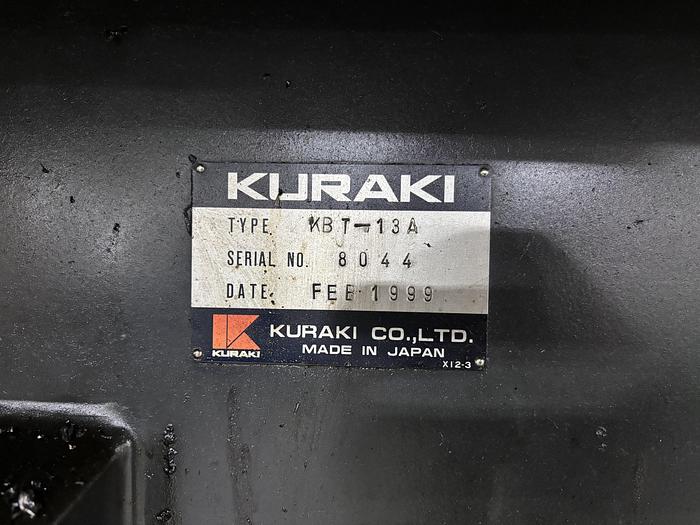 Used KURAKI Boring Mill KBT – 13A