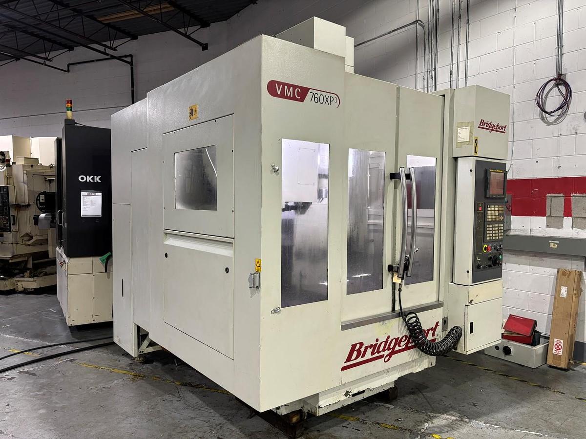 Used BRIDGEPORT XP3-760 VERTICAL MACHINING CENTER