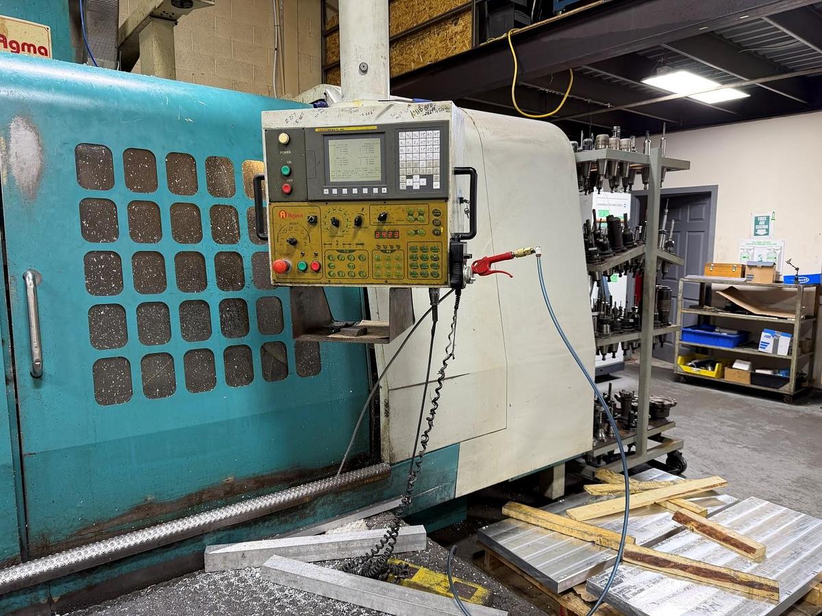 Used AGMA VMC-199 CNC VERTICAL MACHINING CENTER