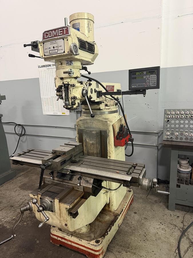 Used COMET VERTICAL KNEE MILL