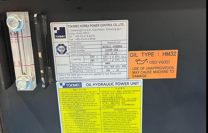 Used HYDRAULIC UNIT (400821-00466A)