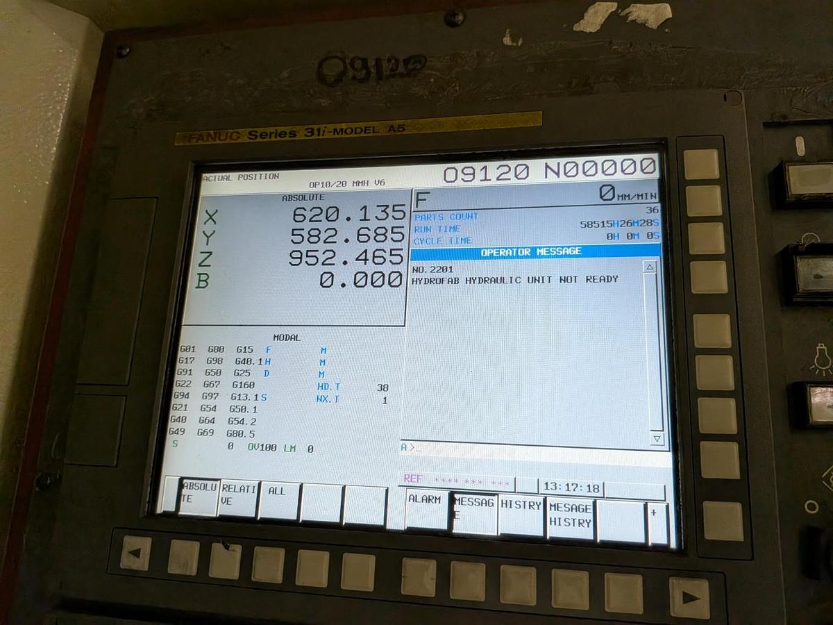 Used OKK HM600 Horizontal Machining Center