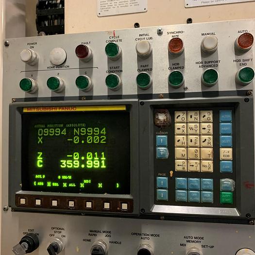 Used Mitsubishi GB-15CNC Gear Hobber