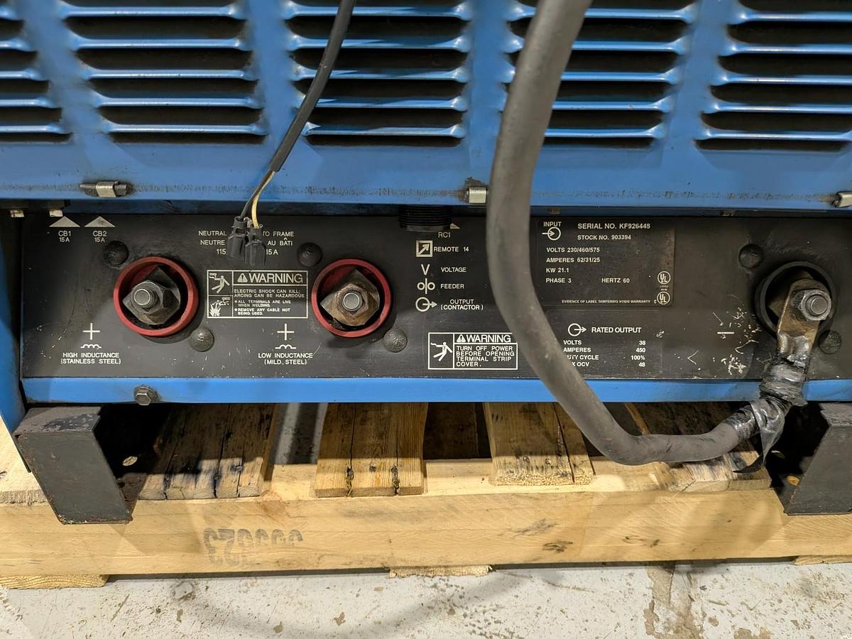 Used MILLER DELTAWELD 452 CV/DC WELDING POWER SOURCE