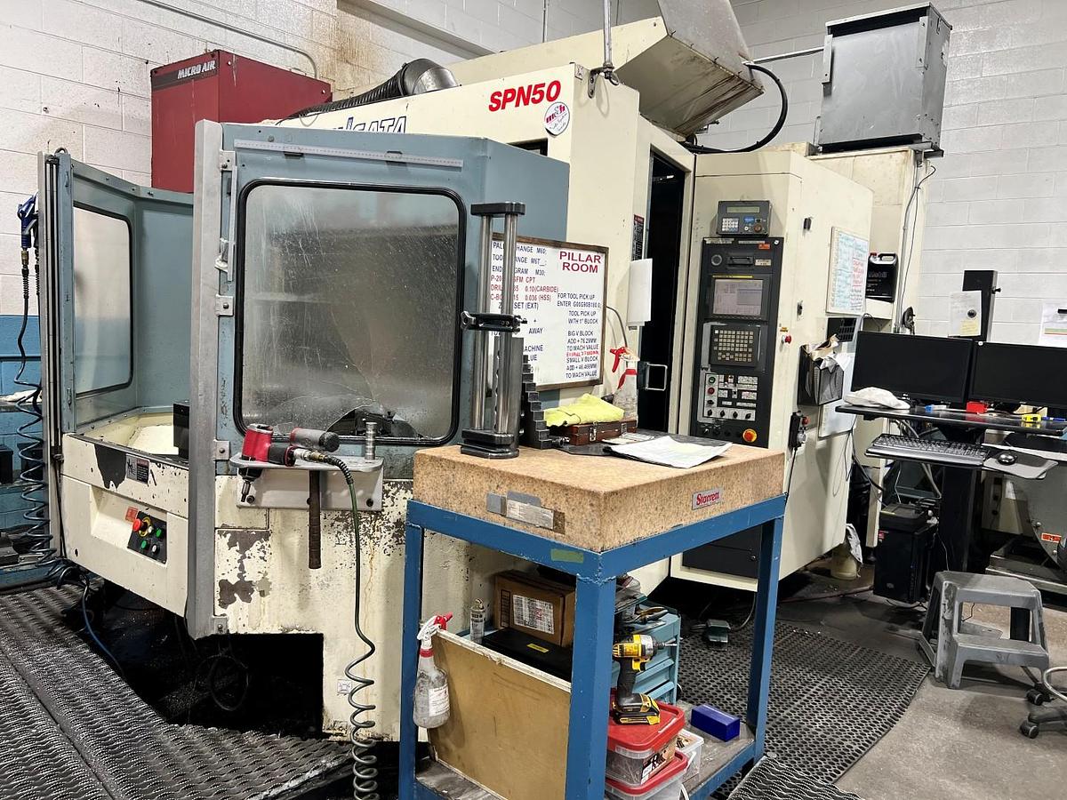 Used NIIGATA SPN50 HORIZONTAL MACHINING CENTER