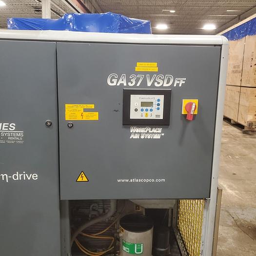 Used Atlas Copco GA37VSD + FF Compressor