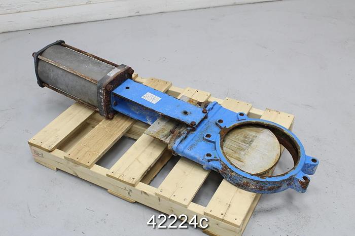 Used Orbinox 10-2134M 12" Air Operated Knife Gate Valve #42224