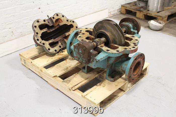 Used Goulds 3410 Split Case Pump, 4x6x13 #31399