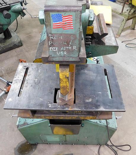 Used Piranha 90 Ton Hydraulic Ironworker P90