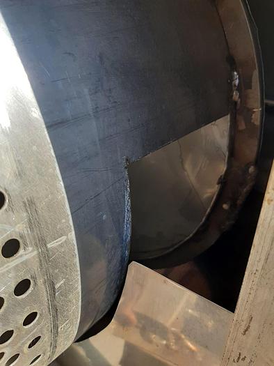 Used Cutter, Stem, Chili Peppers, S/st, (2) Perforated Drums #C744823