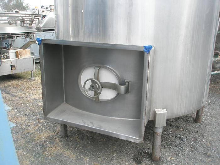 Used Tank, 1,550 Gallon, S/st, 78" X 86", #S738679